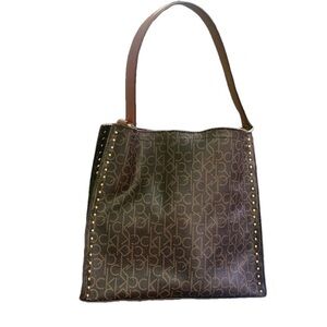 Calvin Klein tote with studding